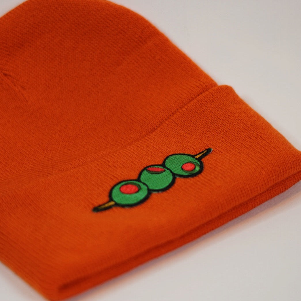 Olive Patch Beanie