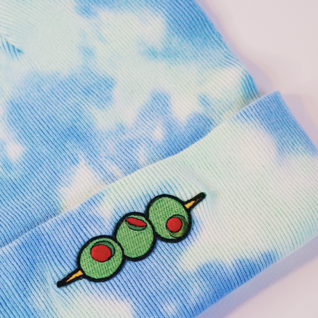 Olive Patch Beanie