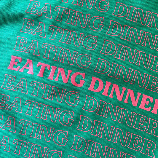 Eating Dinner Tote