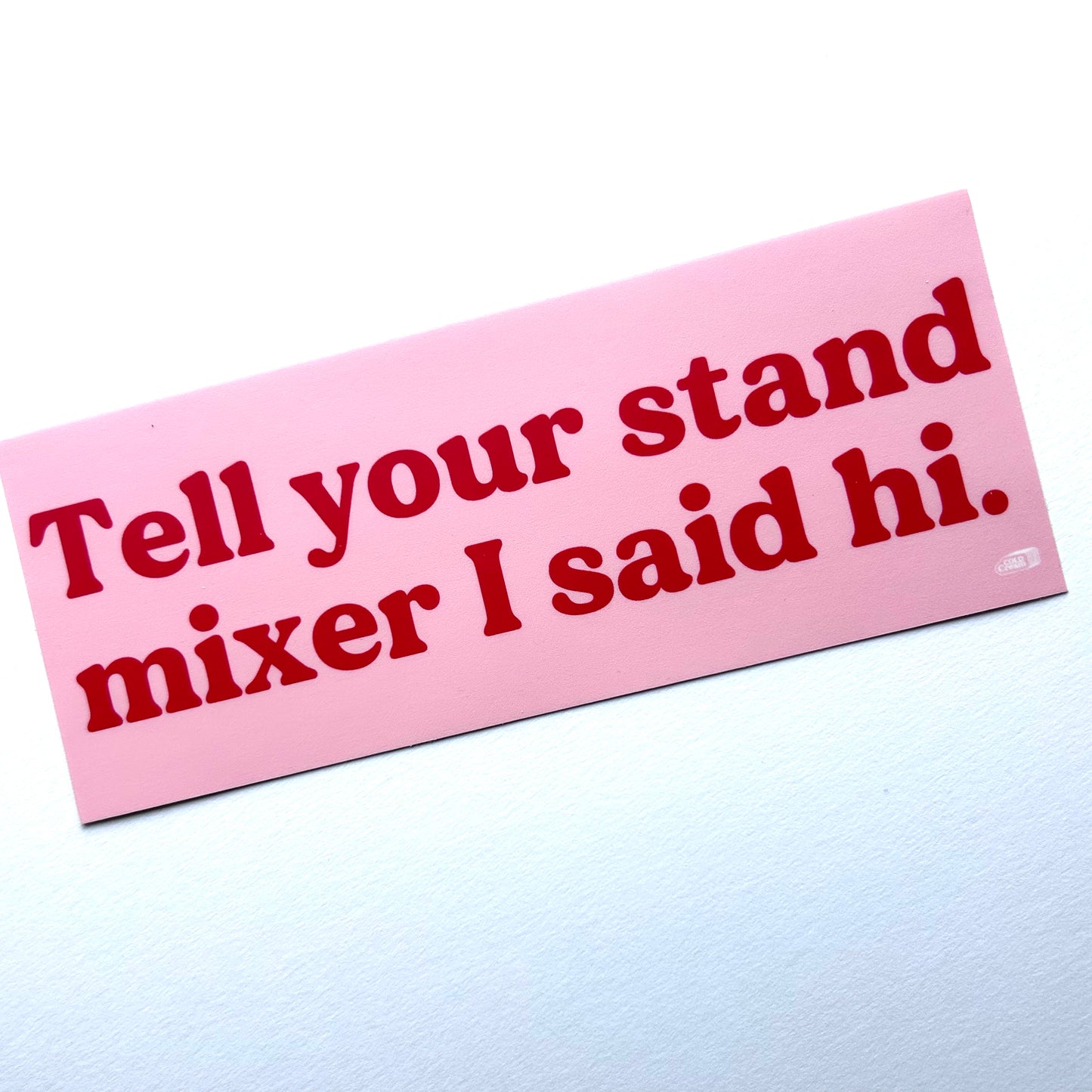 Stand Mixer Bumper Sticker