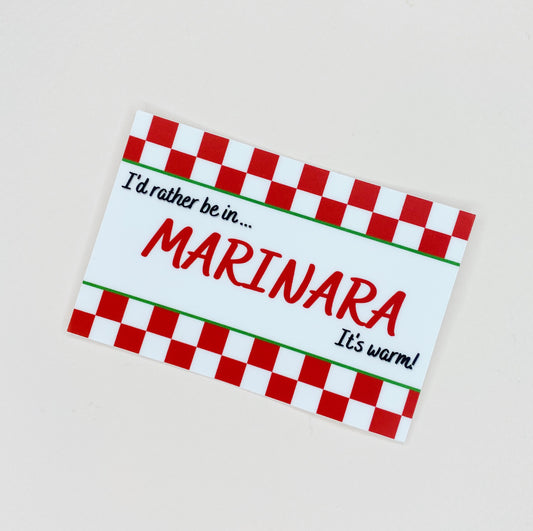 Marinara Sticker